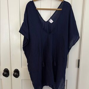 Kona Sol Navy Swim Coverup
